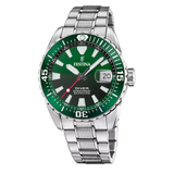 Festina The Originals Men's Green Dial Stainless Steel Watch