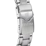 Festina The Originals Men's Black Dail Stainless Steel Watch