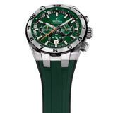 Festina Chrono Bike Men's Green Dial With Green Rubber Strap Watch