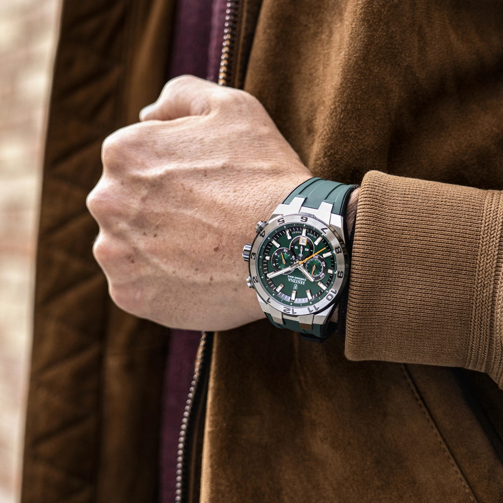 Festina Chrono Bike Men's Green Dial With Green Rubber Strap Watch | Fashion Watches | GCC | Men | Mens | Mens Watches Festina Chrono Bike Men's Green Dial With Green Rubber Strap Watch | Fashion Watches | GCC | Men | Mens | Mens Watches