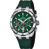 Festina Chrono Bike Men's Green Dial With Green Rubber Strap Watch