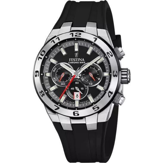 Festina Chrono Bike Gents Black Dial Black Rubber Strap Watch | Fashion Watches | GCC | Watch | Watches Festina Chrono Bike Gents Black Dial Black Rubber Strap Watch | Fashion Watches | GCC | Watch | Watches