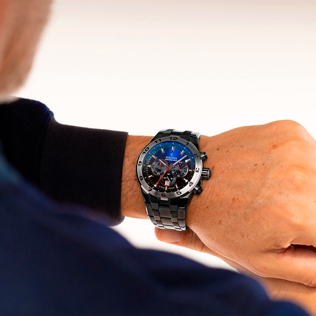 Festina Special Editions Men's Blue Dial Black Stainless Steel Watch | Fashion Watches | GCC | Men | Mens | Mens Watches Festina Special Editions Men's Blue Dial Black Stainless Steel Watch | Fashion Watches | GCC | Men | Mens | Mens Watches