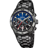 Festina Special Editions Men's Blue Dial Black Stainless Steel Watch