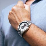 Festina Timeless Chronograph Gents SIlver Dial Stainless Steel Watch