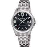 Festina Titanium Ladies Black Dial Titanium Watch