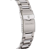 Festina Men's Blue Dial Titanium Watch