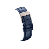 Festina Men's Blue Dial Leather Bracelet Titanium Watch