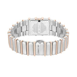 Cerruti 1881 Ladies Stainless Steel & Rose Gold Two-Tone Silver & Rose Gold Dial Watch