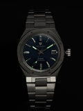 Nivada Grenchen F77 Blue With Date Men's Automatic Watch