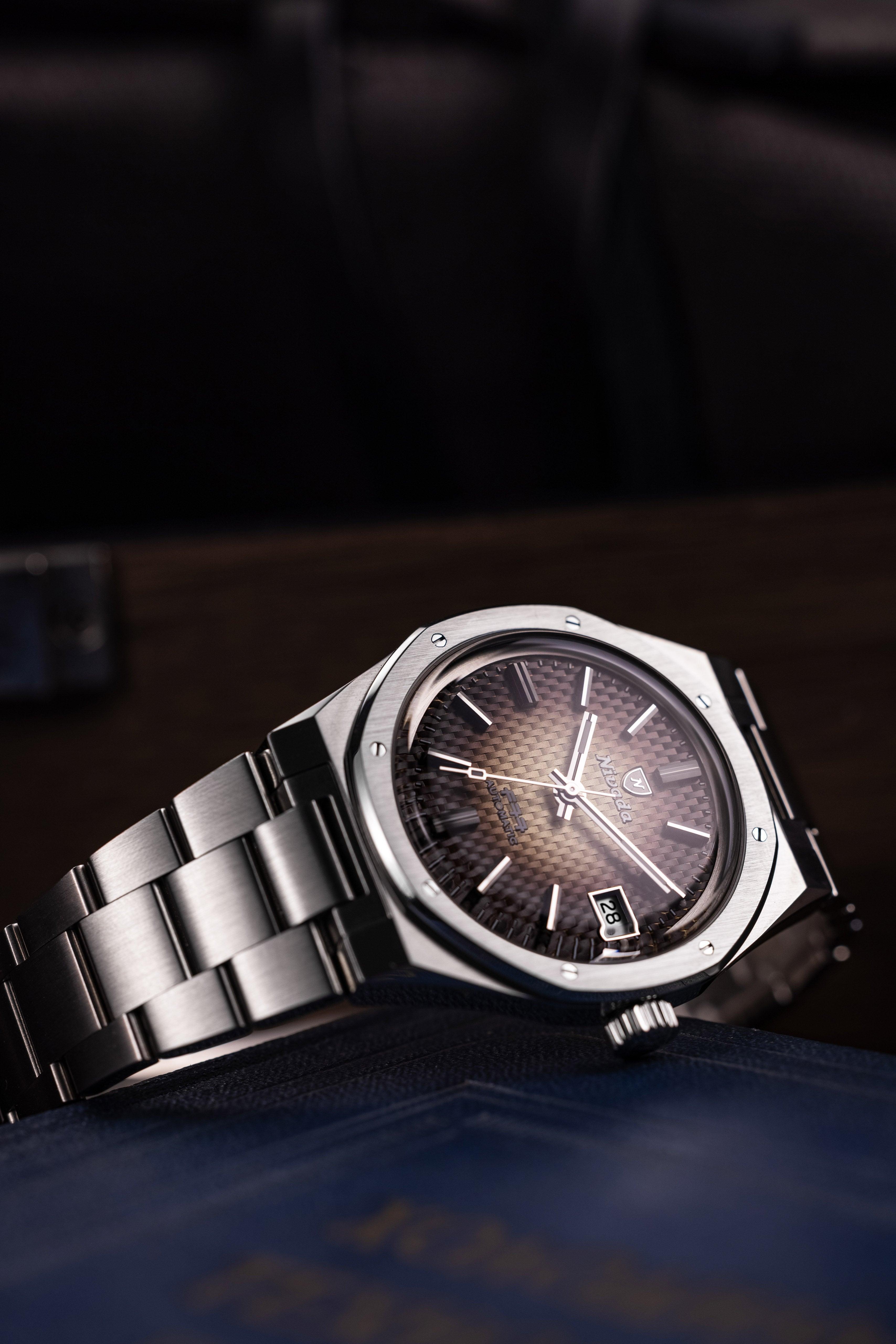 Nivada Grenchen F77 Brown Smoked with Date Men's Automatic Watch | Fashion Watches | FYFL | GCC | Men | Mens | Mens Watches | Watches Nivada Grenchen F77 Brown Smoked with Date Men's Automatic Watch | Fashion Watches | FYFL | GCC | Men | Mens | Mens Watches | Watches
