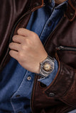 Nivada Grenchen F77 Brown Smoked with Date Men's Automatic Watch