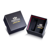 Festina Chrono Bike Gents Black Dial Black Rubber Strap Watch