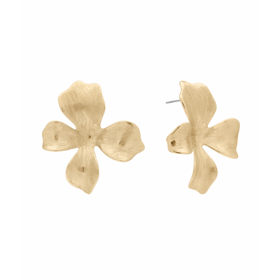 Shashi Fiorina Gold Earrings