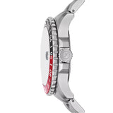 Fossil Blue GMT FS6092 Back View Stainless Steel Bracelet – Blue Salon Qatar