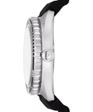 Fossil Breaker FS6062 Back View with Black Strap and Stainless Steel Case – Blue Salon Qatar