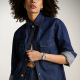 Fossil Raquel Women’s Silver Analog Watch with Blue Mother-of-Pearl Dial