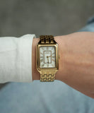 Fossil Raquel ES5304 Women’s Analog Watch with Gold-Tone Bracelet – Blue Salon Qatar