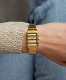 Fossil Raquel ES5389 Side View with Gold-Tone Case – Blue Salon Qatar