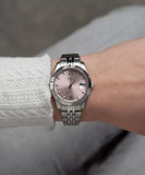 Fossil Scarlette ES5403 Side View Stainless Steel Case – Blue Salon Qatar