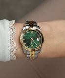 Fossil Scarlette Women’s Two-Tone Watch in Silver and Gold – Shop Online at Blue Salon Qatar
