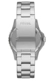 Fossil FB-01 -Gents Black Dial Stainless Steel Classic Dive Watch
