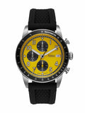 Fossil Sport Tourer Chronograph Gents Black Silicone Watch