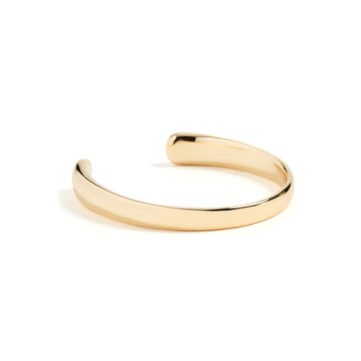 Shashi Gina Gold Cuff Bracelet – Polished Minimalist Bangle