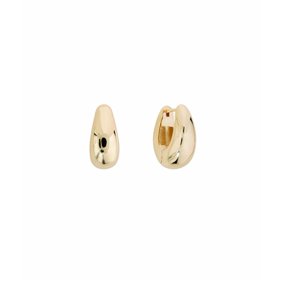 Shashi Odyssey Gold Earrings – Modern Sculptural Hoops