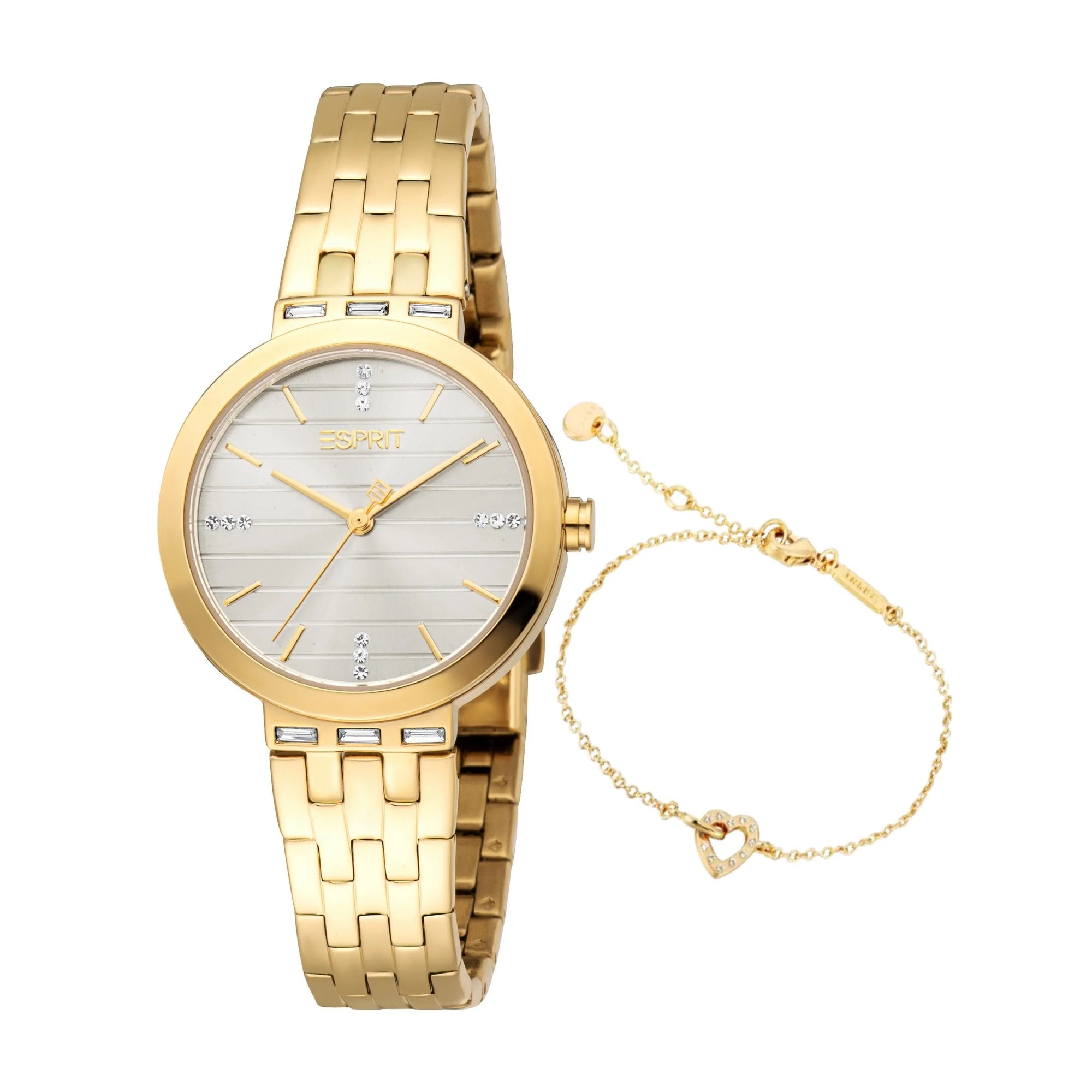 Esprit Savannah Ladies Grey Dial Gold Watch & Jewellery Set | Fashion Watches | GCC | Watch | Watch Set | Watches | Women | Womens | Womens Watches Esprit Savannah Ladies Grey Dial Gold Watch & Jewellery Set | Fashion Watches | GCC | Watch | Watch Set | Watches | Women | Womens | Womens Watches