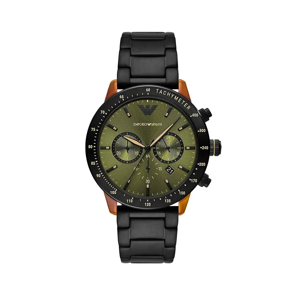 Emporio armani chronograph bracelet watch online