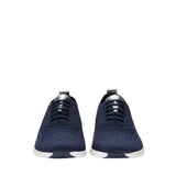 Cole Haan Women's 2.ZERØGRAND Stitchlite Oxford Marine Blue Knit/ Argento Metallic/Optic White