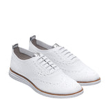 Cole Haan Øriginal Grand Stitchlite Wing Oxford: Optic White Knit / Optic White