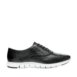 Cole Haan ZERØGRAND Wing Oxford Closed Hole Black Leather/Optic White