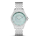 Cerruti 1881 Jesina Ladies Light Blue MOP Dial Stainless Steel Silver Watch