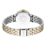 Just Cavalli Brave Ladies Blue Dial Two-Tone Watch and Bracelet Set