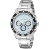 Just Cavalli Young Blue Gents Chronograph Blue Dial Stainless Steel Watch