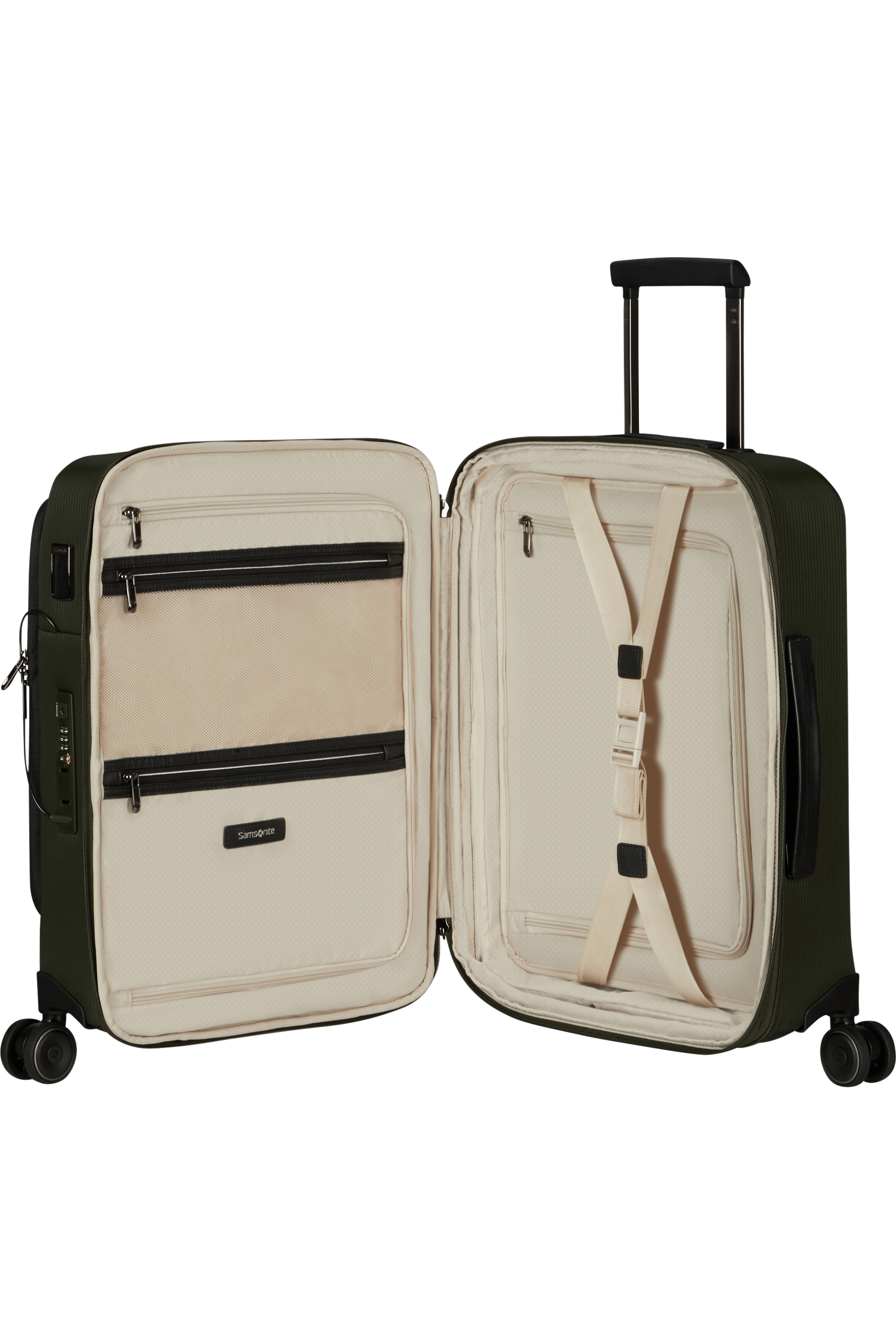 Samsonite Splendix Spinner Green Black Luggage