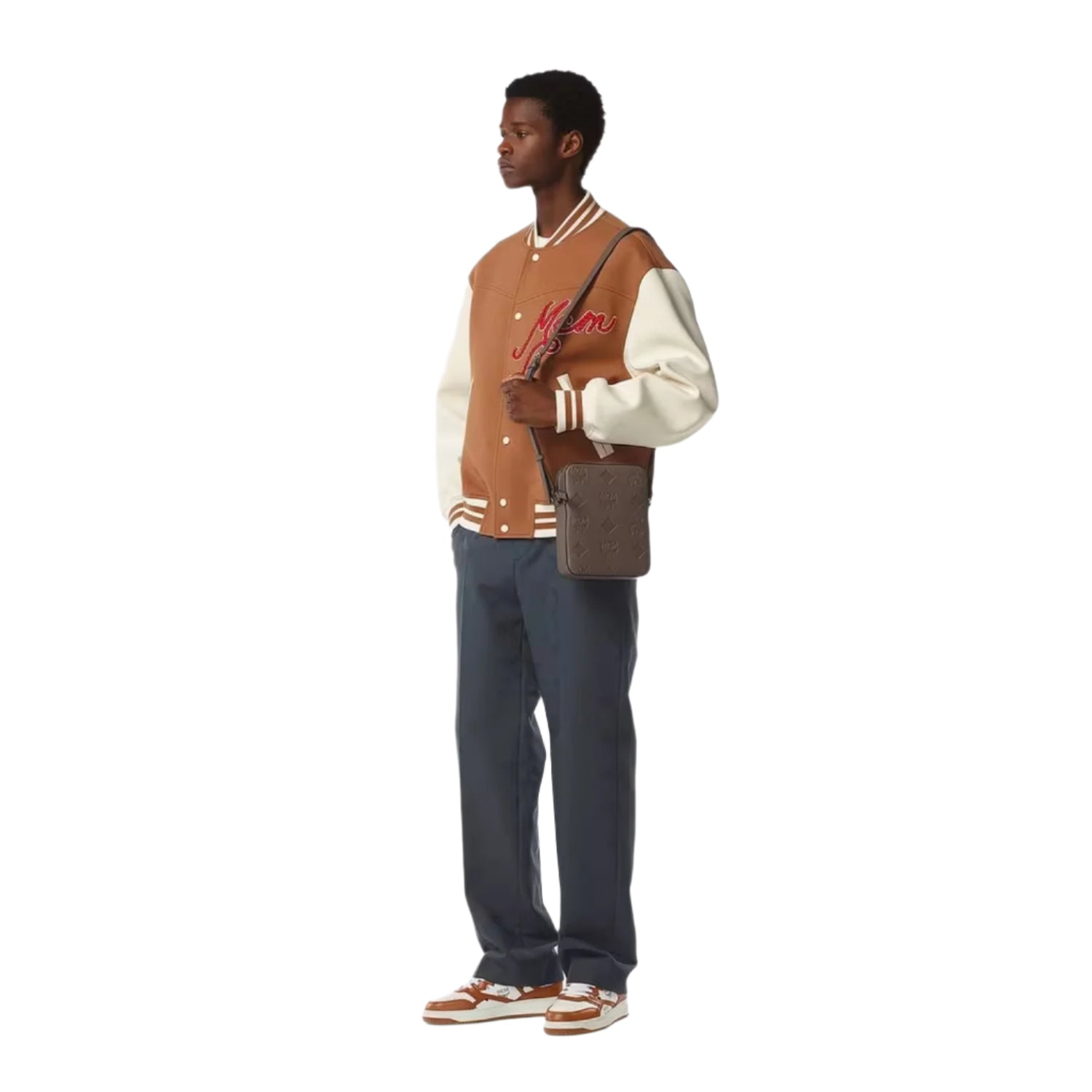 MCM Men's Natural Leather Crossbody Bag with Embossed Maxi Monogram | departure-to-desk | GCC | Men | Men All bags | Men Crossbody bags | Mens | new-season-2025 MCM Men's Natural Leather Crossbody Bag with Embossed Maxi Monogram | departure-to-desk | GCC | Men | Men All bags | Men Crossbody bags | Mens | new-season-2025