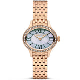 Cerruti 1881 Nemi Ladies Watch - Rose Gold-Tone with Mother-of-Pearl Dial & Crystal Bezel