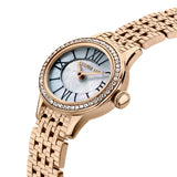 Cerruti 1881 Nemi Ladies Watch - Rose Gold-Tone with Mother-of-Pearl Dial & Crystal Bezel