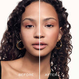 Warm, medium brown powder bronzer.