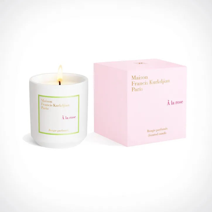 Maison Francis Kurkdjian À La Rose Scented Candle 280gm | Beauty Niche Fragrances | Beauty Niche fragrances Home Fragrance Maison Francis Kurkdjian À La Rose Scented Candle 280gm | Beauty Niche Fragrances | Beauty Niche fragrances Home Fragrance