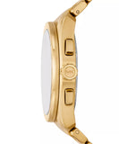 Michael Kors Accelerator 2.0 Chronograph Gents Black Dial Gold Stainless Steel Watch