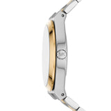 Michael Kors Lennox Ladies Three-Hand Two-Tone Stainless Steel Watch - MK7464