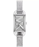 Michael Kors MK Empire Ladies Silver-Tone Bangle Watch
