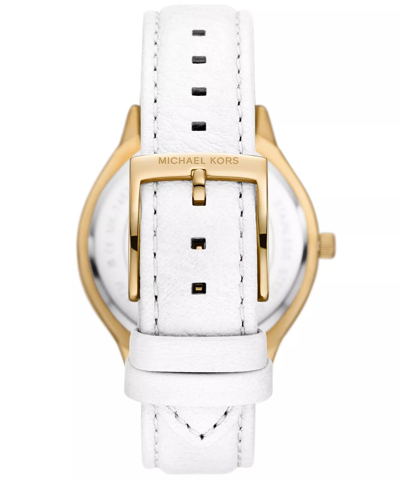 Michael Kors Slim Runway Ladies Silver Dial Gold Case White Leather Starp Watch | Fashion Watches | GCC | Watch | Watches | Women | Womens | Womens Watches Michael Kors Slim Runway Ladies Silver Dial Gold Case White Leather Starp Watch | Fashion Watches | GCC | Watch | Watches | Women | Womens | Womens Watches