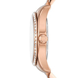 Michael Kors Lexington Pavé Rose Gold-Tone Watch and Jewelry Gift Set