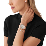 Michael Kors Lexington Pavé Rose Gold-Tone Watch and Jewelry Gift Set