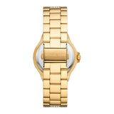 Michael Kors Lennox Women's Silver Dial Gold Tone Watch